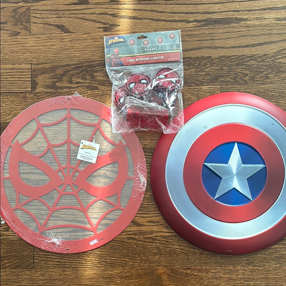 Marvel Red and Blue Superhero room Decorations